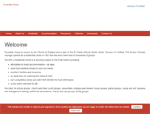 Tablet Screenshot of dovedalehouse.org